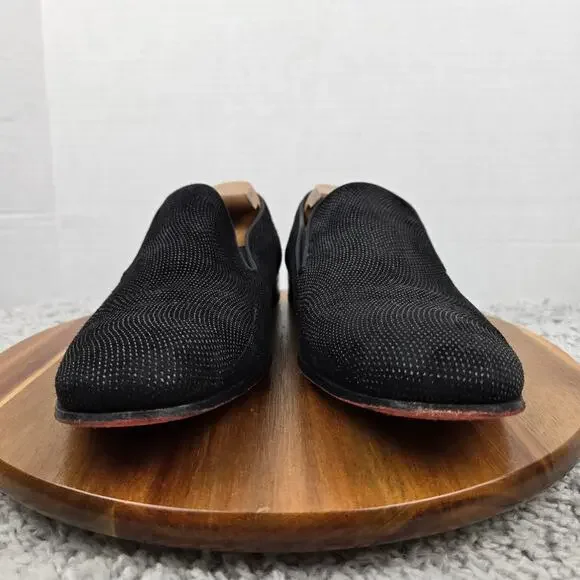 Mezlan Crespi Beaded Black Business Casual Daily Slip On Custom Loafer Mens 11.5